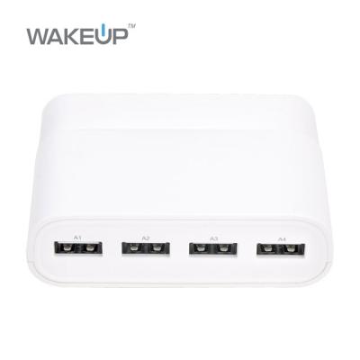 China Home / General Purpose ETL & cETL USB Charger with 4 USB-A Charging Ports, 5V 4.8A Max for sale