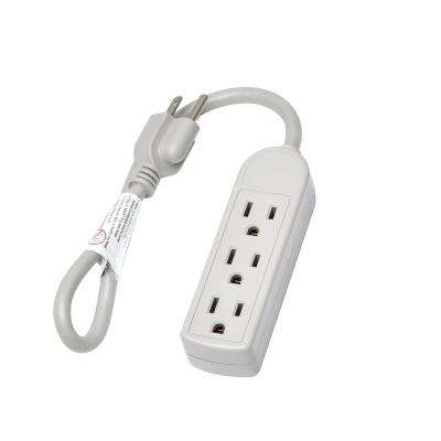 China Home Appliance ETL & cETL Listed 3 Indoor Outlets SJT 16AWG / 3C Extension Cord Only for sale