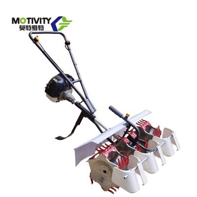 China Factory 3 ROW Gasoline Engine Power Tiller Weeder Rice Weeder for sale