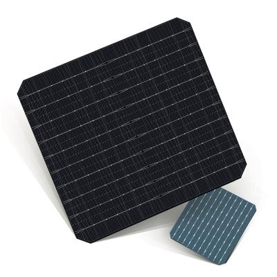 China New 166mm N-Type Wafer M6 TOPCon Bifacial Solar Cell 166 for sale