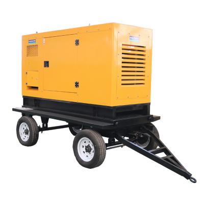 China generator wheel generator tractor genset 64KW 80kva mobile emergency electric power with R4105ZD diesel engine 60HZ LTM-GF for sale