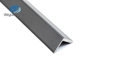 China Black Anodized Aluminium L Profiles 10mmx10mm Size For Multiapplication for sale