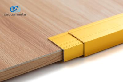 China Anodized Aluminium L Profiles Golden Color 2.5m Length Alu6063 Material for sale