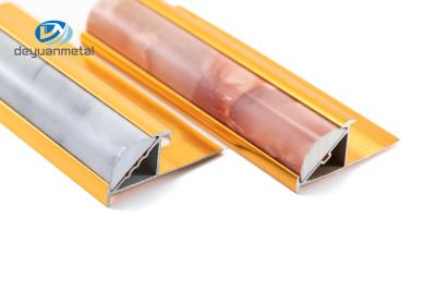 China Anodised Aluminium Curved Corner Profile , 6063 aluminum wall corner guards for sale