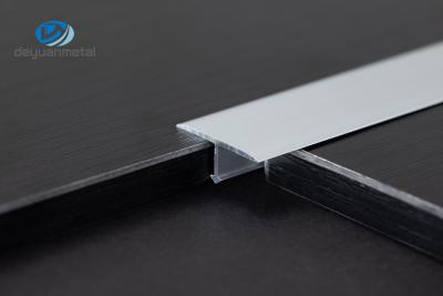 China Electrophoresis T8 Aluminum T Profiles 3.5mm Height For Kitchen Tile for sale