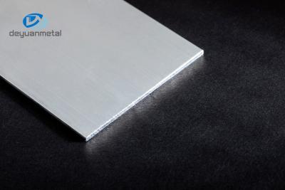 China T5 Polished Aluminum Flat Bar , 6060 Aluminium Flat Door Bar Threshold Strips for sale