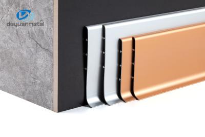 China ASTMB 6063 Aluminum Skirting Board Perfect Surface Treatment For Furniture for sale