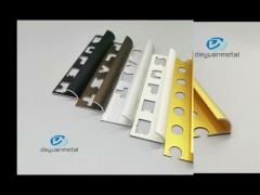 Anodised Aluminium Curved Corner Profile 6063 Aluminum Wall Corner Guards