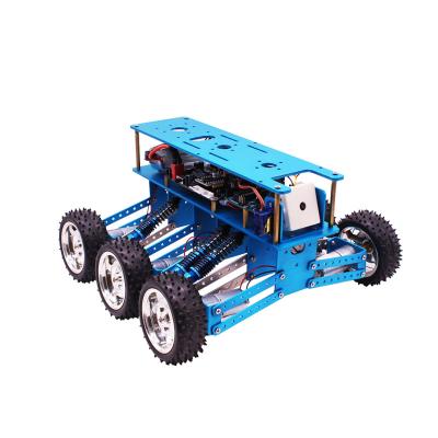 China Yahboom Smartduino R3 Programmable 6WD Starter Robot Car Educational Kit With Aluminum Alloy Bracket 28*28*16cm for sale