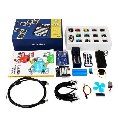 China STEM Education Yahboom STEM Education Sensor Kit For Maker Entry Learning Graphical Programming Support Scratch for sale