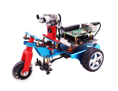 China 2018 New DIY 3WD 3 Wheel Yahboom Trikebot Radio Control Toy Smart Robot Car for Raspberry Pi 4B with HD Camera for Teens and Adult for sale