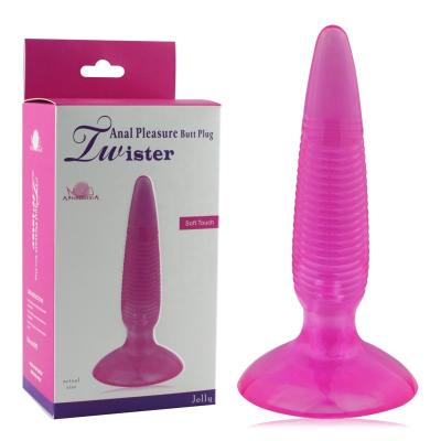 China Jewels Budded In Silicone Wire Anal Pleasure Anal Plug Of End Men And Women Devices for sale