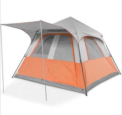 China Portable full automatic outdoor camping tent for 4-6 people without taking a quick drive double deck thick rainproof camping for sale