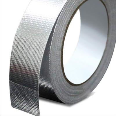 China Heat Resistant Fire Retardant Fiberglass Fabric Glass Fiber Reinforced Mesh Aluminum Foil Tape for sale