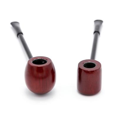 China Retro Vintage Sailor Design Wooden Smoking Pipe Tobacco Cigarettes Acrylic Pipes With Round Flat Bottom Popeye Hand Hammer Tool for sale