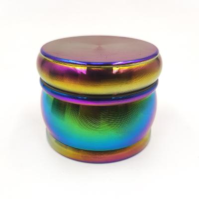 China New Color 2021of Minimalist Style Herb Grinder 4 Layers 60mm Metal Hand Muller Grinder Smoking Pollen Spice Crusher Tobacco for sale