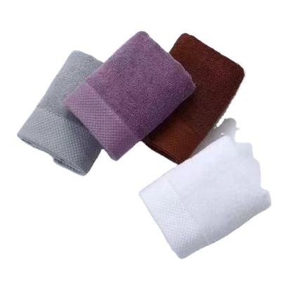 China Factory direct sale formal luxury 100% cotton face towel for hotel five star 100% cotton place towel for hotel spa for sale