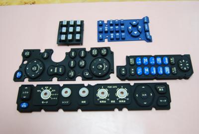 China Black Light Weight Silicone Rubber Keypad For TV Remote Controller for sale