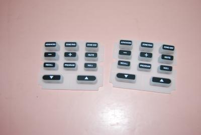 China Small Remote Control Silicone Rubber Mobile Phone Keypad With Conductive Pills for sale