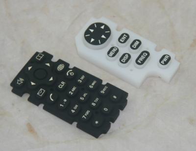 China Custom Remote Control Silicone Rubber Keypad OEM / ODM With Squre Shape Buttom for sale