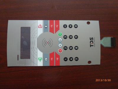 China Customized Metal Dome Membrane Switch , Tactile Pcb Membrane Keyboard Switches for sale