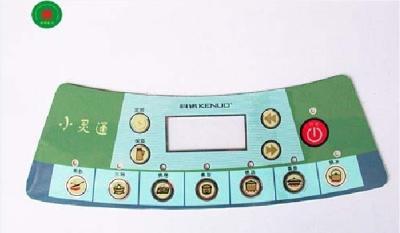 China Flexible PVC / PC / PET Gloss Tactile Membrane Switch Keypad For Instruments for sale