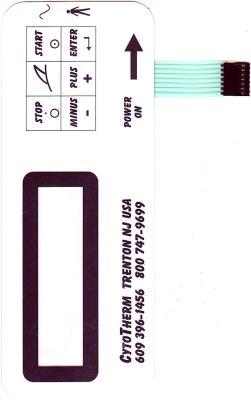 China Tastatur-Membranschalter und Grafik Overlayer Assembel 3Ms klebender, zum der Haube zu asphaltieren zu verkaufen