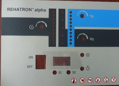 China Flexibler Polyhauben-Touch Screen Membranschalter überlagert mit klarem Fenster zu verkaufen