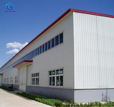 China Industrial prefab light industrial steel structure warehouse timber framed building commercial metal hotel for sale for sale