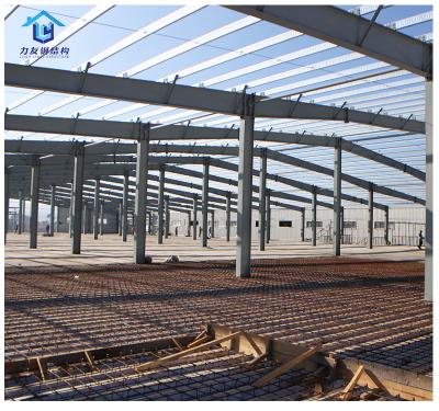 China steel structure building warehouse/industrial modern prefab workshop/commercial office building supplier for sale