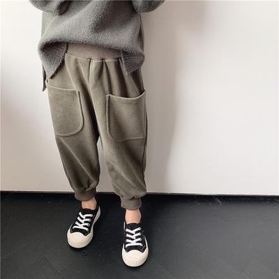 China mysweeby korean boy girls kids pants harem anti-wrinkle style pants cargo sports tracksuit for sale