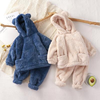 China Lovely Breathable Mysweeby Hoodie Korean Pajamas Boys Girls Baby Pajamas Sets Kids Pajamas for sale