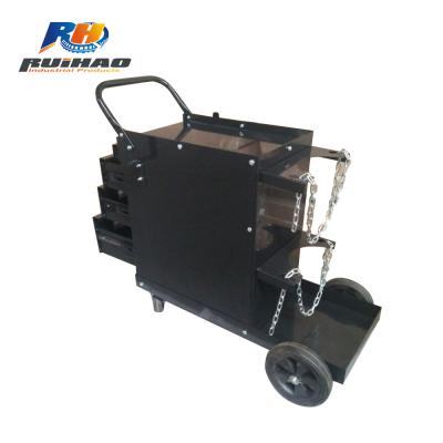 China Durable Welding Cart Tool Cart With Drawer Multifunctional Welder Tool Cart for sale