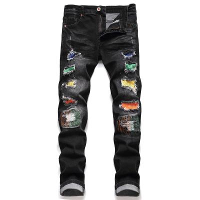 China 2021 New Fashion Sustainable Casual Comfortable Men's Skinny Jeans Pants Men For Buyers for sale