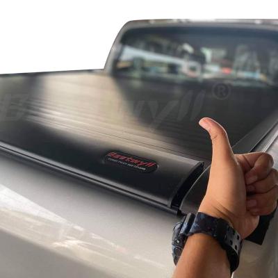 China BESTWYLL Car AL Roll Electric Tonneau Cover Retractable Power Cover Pickup Cover For Mitsubishi Triton, L200 2006-2019 for sale