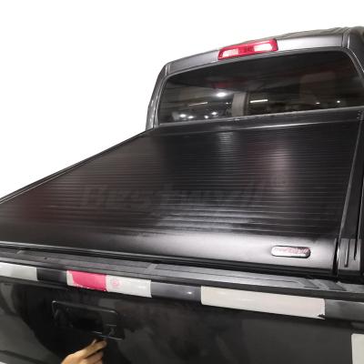 China BESTWYLL Electric Tonneau Cover AL Roll Waterproof Retractable Bedspread Pickup Cover For Toyota Tundra 2009+, 5.5