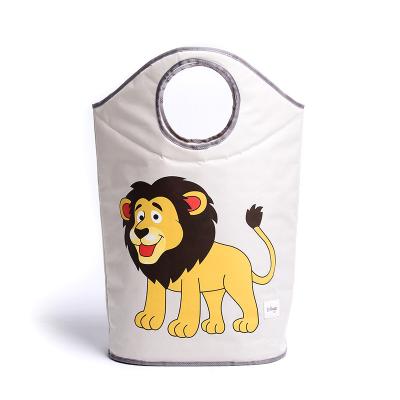 China Folding laundry basket children's toys storage bag storage folding bag customizable model for sale