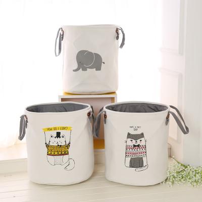 China Sustainable Wholesale Best Seller Cotton Materials Storage Basket For Boys And Girls for sale