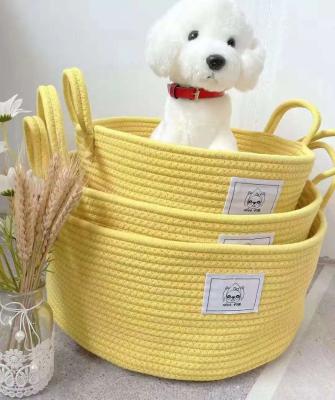 China Viable Cute Small Dog Fun Scratcher Cat Dog Toy Basket Cat Toy Basket Pet Sleeping Bed Scratching Scratching Mat Pad For Puppy for sale