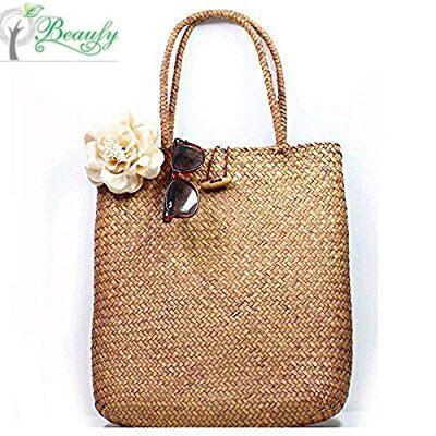 China New Fashion Women's Summer Paper Straw Tote Bag Eco-friendly Handbag Beach Shoulder Bag for sale