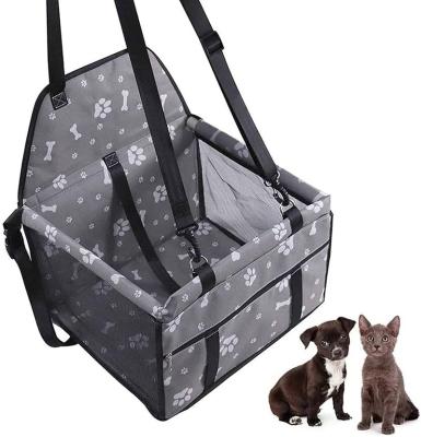 China Breathable Folding Pet Cat Car Seat Cover Hammock Pet Car Seat Carrier Dog Carriers Bag For Dogs In Car Dog Stuff for sale