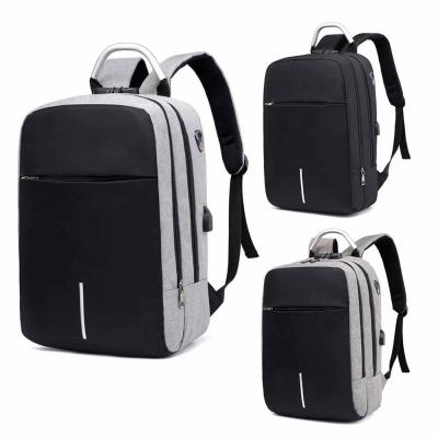 China With USB Printing High Quality Custom,Men's Business Laptop Headphone Port Outdoor Nylon Waterproof USB Charging Backpack Anti-theft Bag for sale