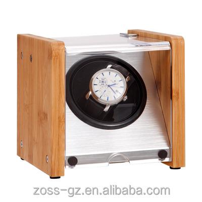 China Automatic Watch Bamboo Single Winder Watch Winder Box For Automatic Watch for sale