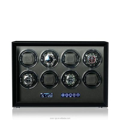 China Handmade Custom 8 Slots Automatic Watch Winder Luxury For Automatic Watches for sale