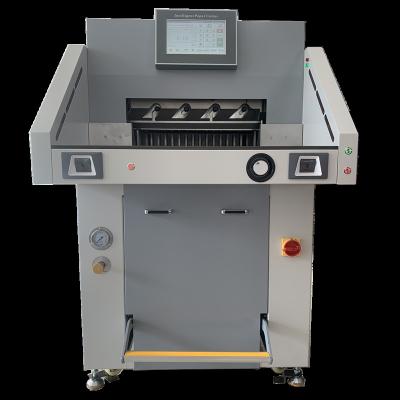 China 110/220V Automatic Paper Cutting Machine Guillotine 520mm High-accuracy for sale