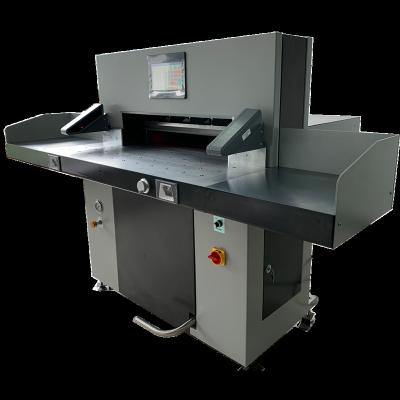 China Program Control Hydraulic Die Cutting Machine Touch Screen Paper Cutter A3 for sale