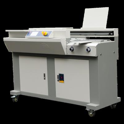 China A3 420mm Hardcover Glue Binding Machine Hot Melt Touch Screen Manual Adjustment for sale