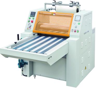 China Hot Melt Adhesive Thermal Manual Hydraulic Semi-Automatic Laminating Machine for sale