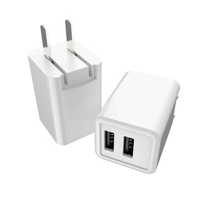 China TC-007 Portable Folding EU USA UK Specifications Pin Customized USB Travel Wall Charger for sale