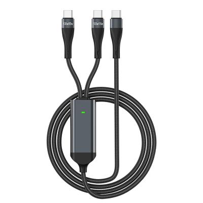 China MP3/MP4 player OEM service manufacturer type-c to dual palladium usb cable type-c type-c to type-c fast charging cable for sale